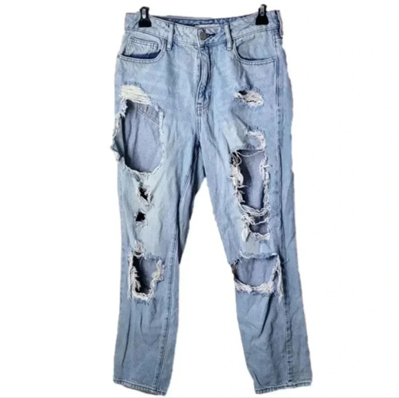 PACSUN Distressed Ripped Jeans Womens 27 - Picture 1 of 9